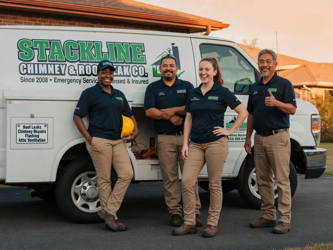 Chimney flashing repair company in Wilson, KS